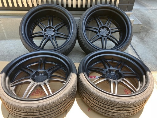 20インチワーク深リムタイヤ付きホイールZ33等ランクC (ボーロ