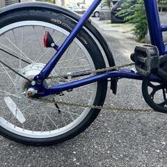 折りたたみ自転車の画像