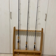 バスロッド3本とロッドスタンド [DAIWA] ハートランドZ ...