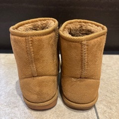 キッズムートンブーツ21cm キャメルの画像