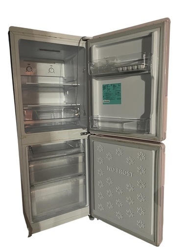 Haier ハイアール ノンフロン冷凍冷蔵庫 JR-NF148B 148L 2022年製 2ドア 冷蔵庫 サクラピンク