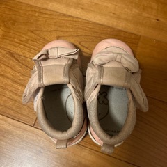 15cm 苺　ピンク　シューズ　子供　ベビーの画像