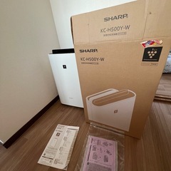 Sharpシャープ　加湿空気清浄機　KC-H500Y の画像