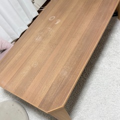 ナチュラルカラーローテーブルソファ木製座卓 (miゃん) 久留米の