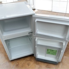 🎀これからの猛暑に❗️☀️🍉高年式❣️90L冷蔵庫💖ホワイト✨超美品☀️当日受け渡し可能❤️の画像