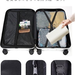 スーツケース 2025年新登場キャリーケース 40L 機内持ち込み キャリーバッグ sサイズ ブ 軽量 キャリーバッグ ファスナータイプ 静音 黒　mセイズダブルキャスター 旅行 ビジネス 出張の画像