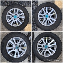 ホイール付きスタッドレスタイヤ145/80/R13 製造2013年 YOKOHAMA