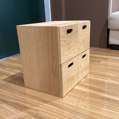 【トレファク神戸南店】★値下げしました★無印良品のスタッキングチェストです‼︎【取りに来られる方限定】の画像