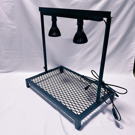 高さ調整ダクトレールバー付きアイアンラック！植物　アガベ　アイアンシェルフ