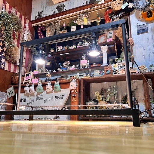 アイアン植物棚、ハンドメイド家具
