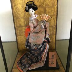 末広　日本人形　芳仙作　打かけ　昭和レトロ　古民家の画像