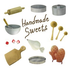 初心者さんも大歓迎！一緒にお菓子作りしましょうᕷ*.°