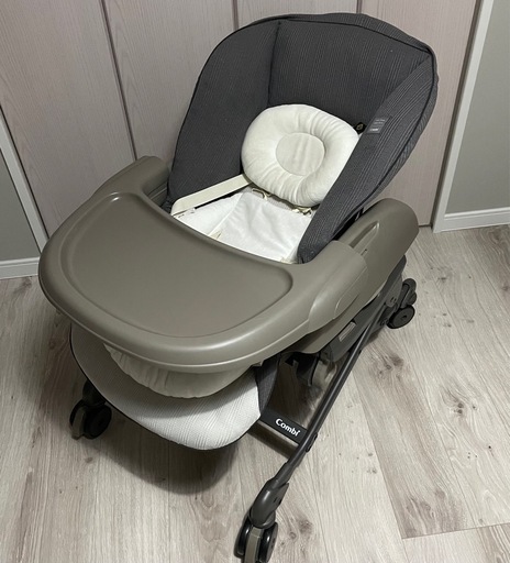 サワベビー ベビーベッド ホワイト ツースライド 66×95㎝ 敷きマット