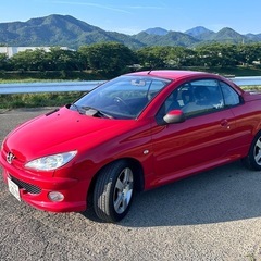プジョー　206cc 電動オープン　車検ほぼ2年付き令和9年5月まで　