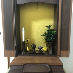 【期間限定お盆セール】家具調仏壇(仏具セット)の画像