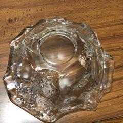 クリアガラス 八角形 灰皿の画像