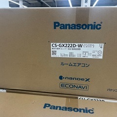 新品　工事込み　Panasonic CS-GX222D-W エア...