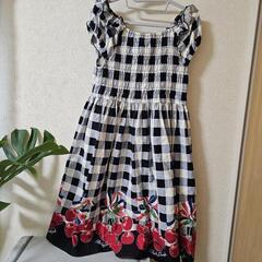 【160&100】シャーリーテンプル　親子リンクコーデ　ワンピース　ロリータの画像