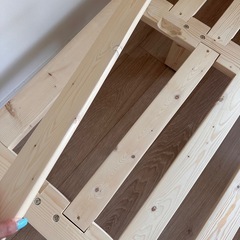 すのこベッドフレーム【ダブルサイズ】の画像