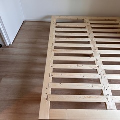 すのこベッドフレーム【ダブルサイズ】の画像