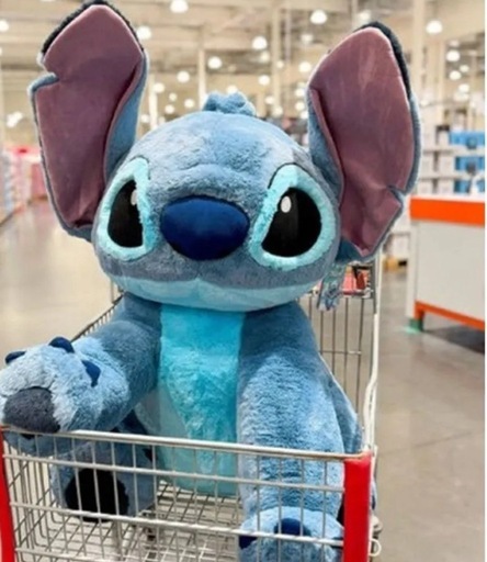 特大ぬいぐるみスティッチコストコ (家守会(やもりかい)) つくばの