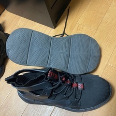 SHOES ブラック ハイカット ワークブーツの画像