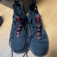 SHOES ブラック ハイカット ワークブーツ