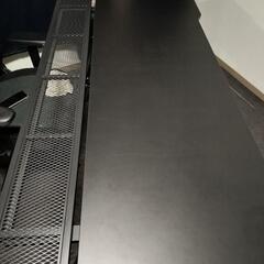 IKEA ゲーミングデスク 160x80 cm BLACK 1日限定無料の画像