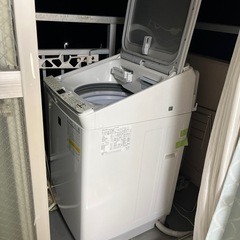 本日引き取り！SHARP プラズマクラスター搭載 縦型洗濯乾燥機 ES‑PX8F‑W（ホワイト系）の画像