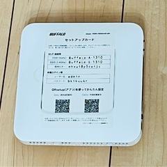 BUFFALO Wi-Fiルーターの画像