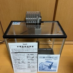 【お取引完了】スリム水槽　フィルター付きの画像