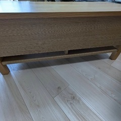 無印良品　テレビ台　タモ材の画像