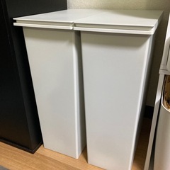 無印良品ゴミ箱2個セットの画像