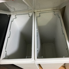 無印良品ゴミ箱2個セットの画像