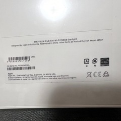新品　iPad mini 第6世代　256GB  スターライトの画像