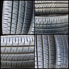 MITSUBISHI (三菱）i（アイ）用 夏タイヤ と純正ホイール付き4本セット！  F:145/65R15  R:175/55R15  ！日本製  ダンロップ エナセーブ EC204 サマータイヤ！製造2023年！美品です！の画像