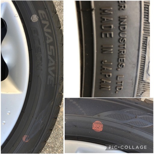 MITSUBISHI (三菱）i（アイ）用 夏タイヤ と純正ホイール付き4本セット！  F:145/65R15  R:175/55R1