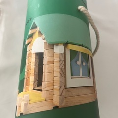 フライングタイガーログハウス　積み木　　の画像