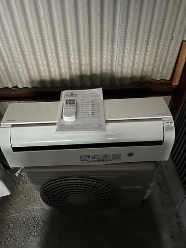 日立しろくま君2022年製8畳用取付込‼️