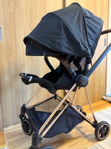 交渉中buggyguard付cybex サイベックスベビーカー ミオス ローズゴールド