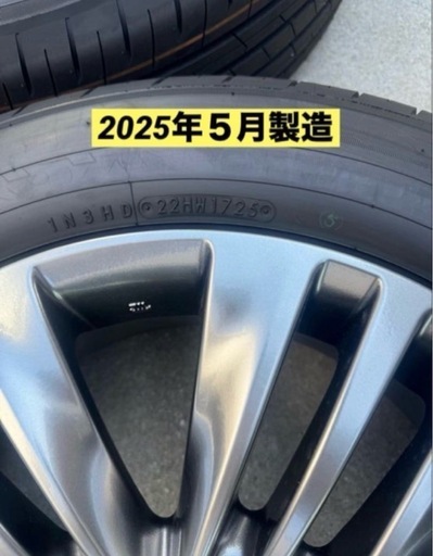 40系アルファード　純正タイヤとホイールセット