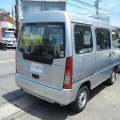 平成１９年式　サンバーバン　ＶＢ　４ＷＤ　エアコン　パワステ　エアバック　タイミングベルト交換済み！の画像
