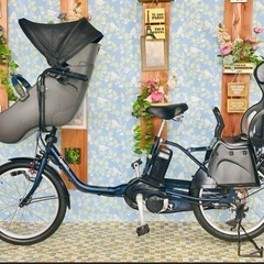 パナソニック3人乗り対応20インチ子供乗せ電動アシスト自転車