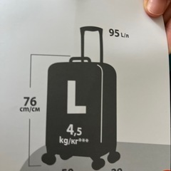 スーツケース🟦Lサイズ国際線の画像