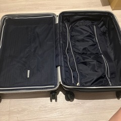 キャリーケース　シルバー　大きいですの画像