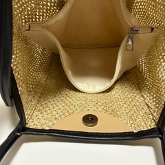 メッシュパイピングトート　ラタンバッグ　軽量の画像