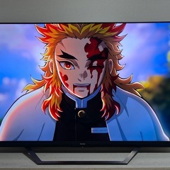 【送料込】Hisense 65インチ 4K液晶テレビ 65U8F 2020年製の画像