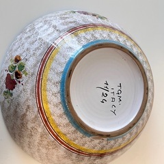 イタリア製　シチリア陶器　イタリア食器　TGM 大鉢　植木鉢　ヴィンテージの画像