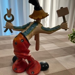 フィギリン　ピエロ　レトロ　アンティーク置物　樹脂製の画像