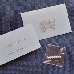 VOTRE COUTURE ラインパールイヤーカフ グランプレミ...